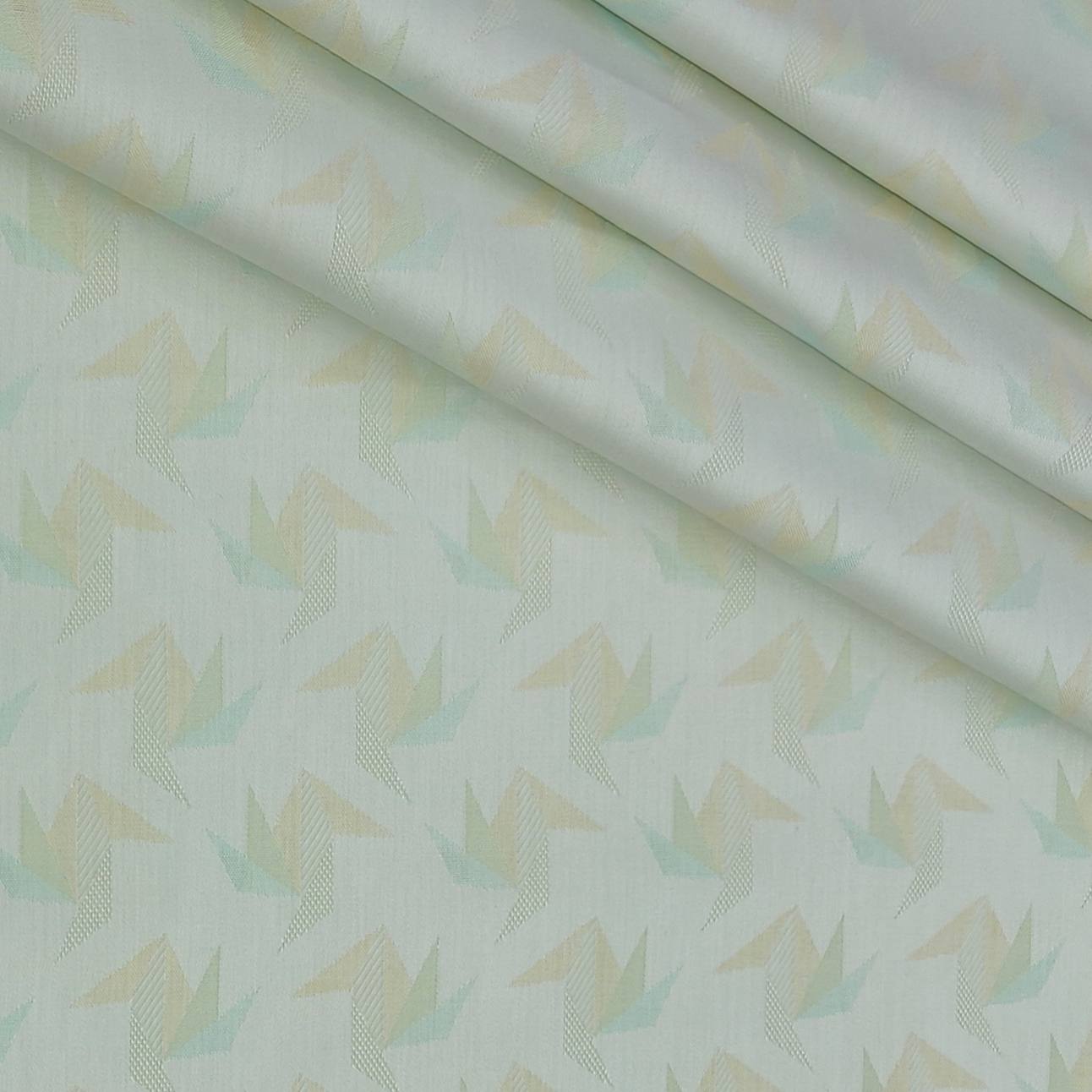 Shirt Fabric Raymond 100% Giza Cotton Premium Jacquard Colour Laurel Green